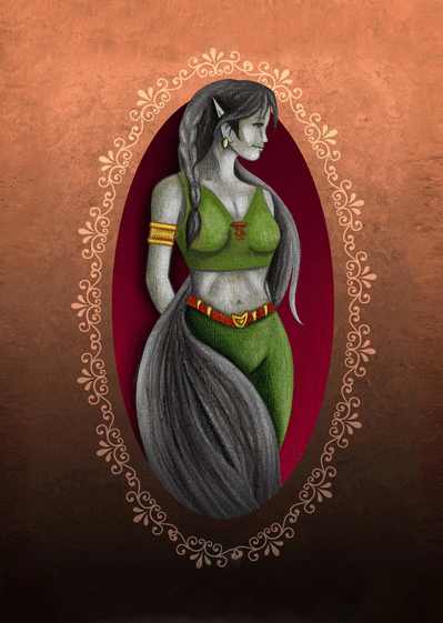 Fee tresse fantasy